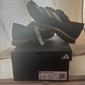 Adidas Adizero Avant Black and White Shoes